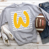 Wildcats Funky Repeat DTF Print