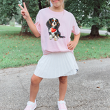 King Cavalier Spaniel Giving Heart DTF Print