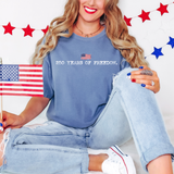 Simple 250 Years of Freedom DTF Print