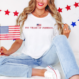 Simple 250 Years of Freedom DTF Print