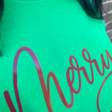 GLITTER Merry Screen Print