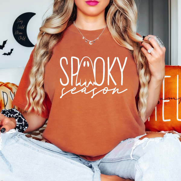 Spooky Season Transparent Ghost DTF Print