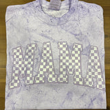 Distressed Checker Mama DTF Print