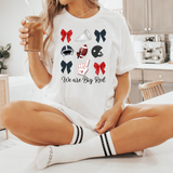 We Are Big Red Football Coquette Collage DTF Print