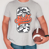 Custom Camo Varsity Team Swoosh DTF Print