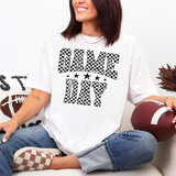 Checker Game Day Stars DTF Print