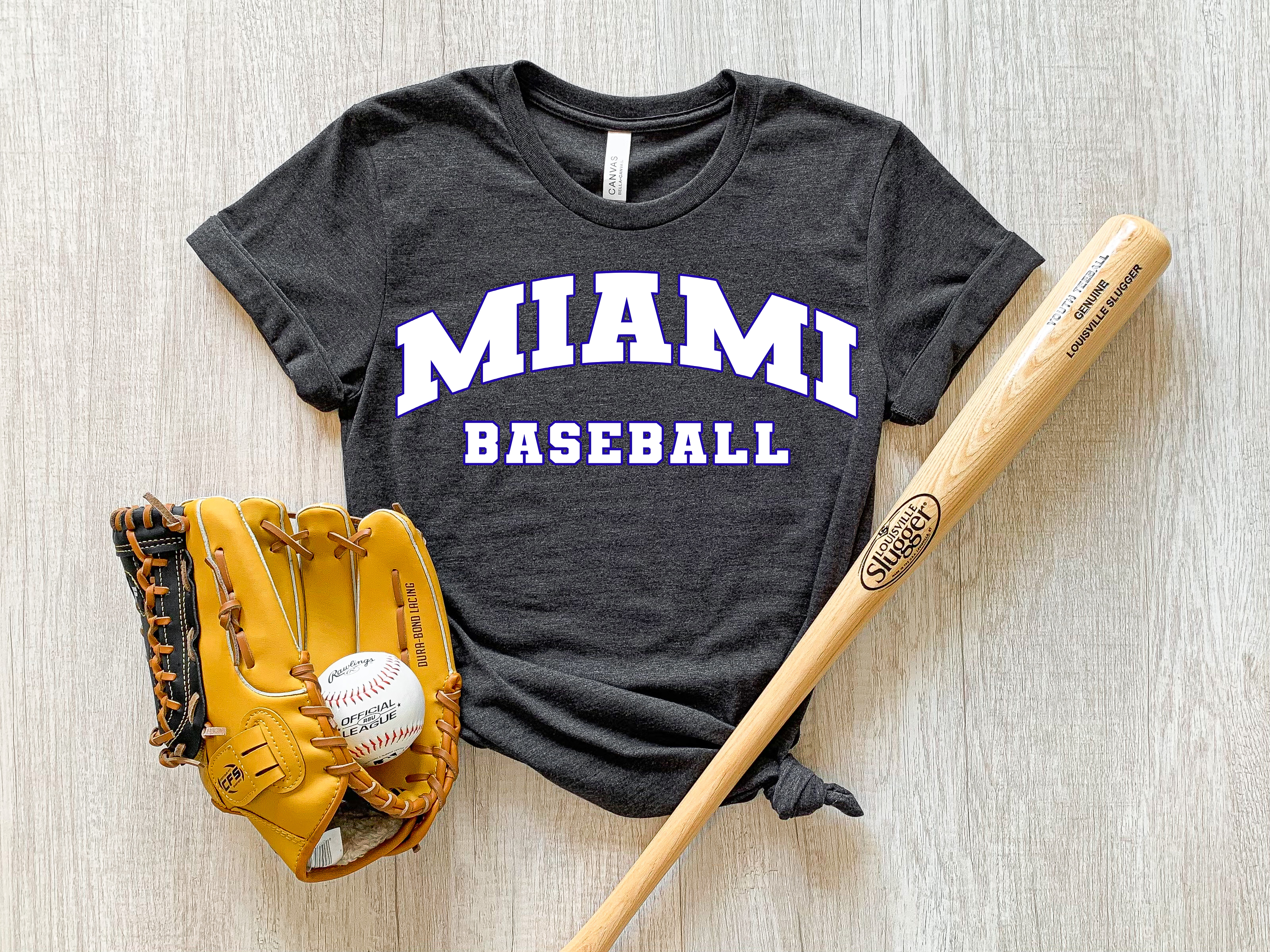 Miami Baseball DTF Print