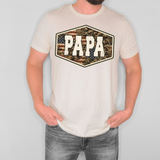 Patriotic Camo Fathers Day Badge DTF Print