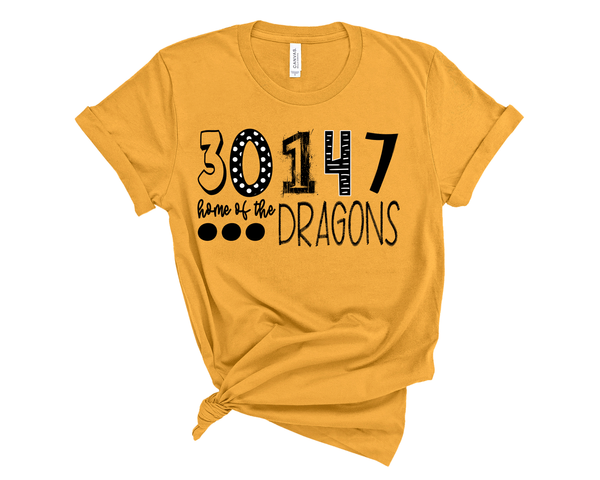 30147 Home of the Dragons DTF Print