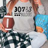 30753 Home of the Bulldogs DTF Print