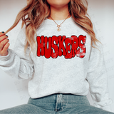 Distressed Wonky Huskers DTF Print