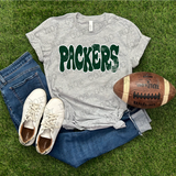 Distressed Packers Wonky DTF Print