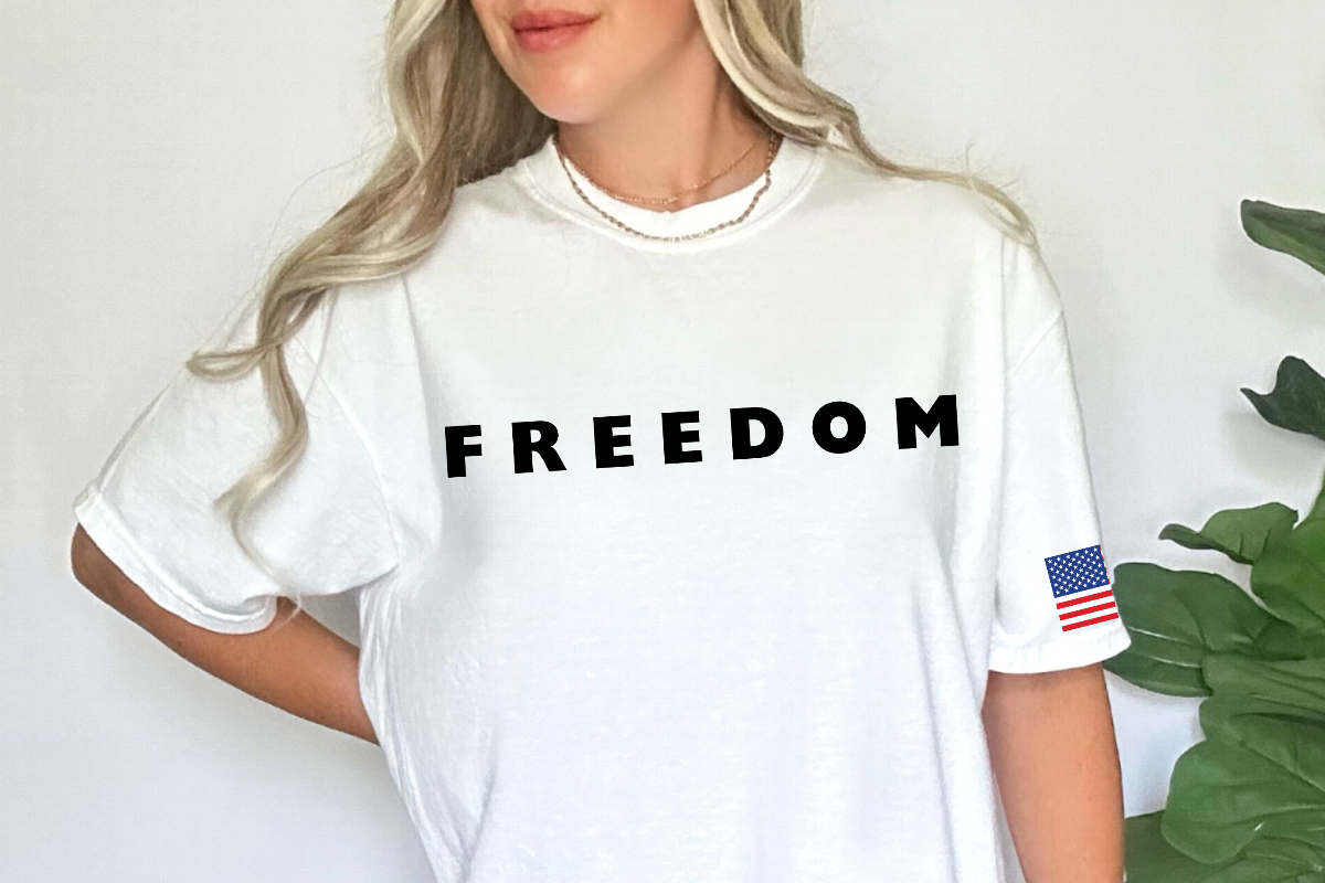 Freedom American Flag DTF Prints