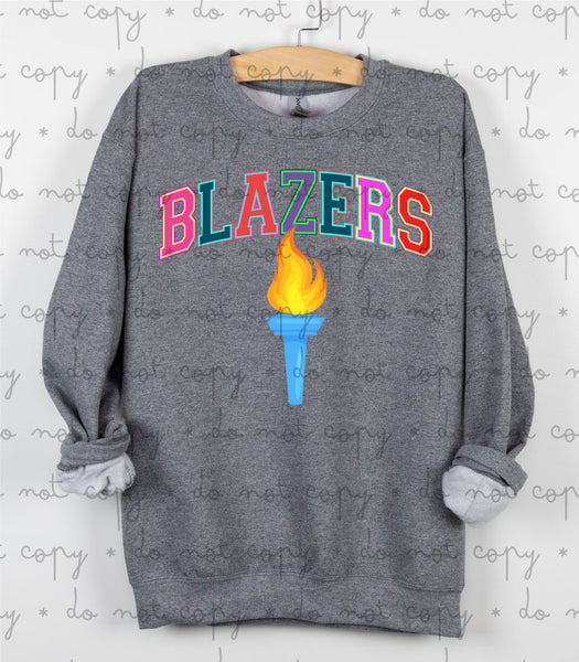 Rainbow Blazers DTF Print