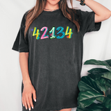 Cheery 42134 Zip Code DTF Print