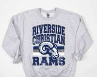 Riverside Christian Ram Classic Hometown DTF Print