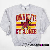 Classic Hometown Cyclones DTF Print