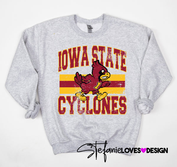 Classic Hometown Cyclones DTF Print