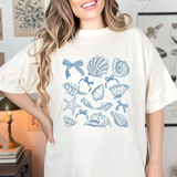 Coquette Seashells DTF Print