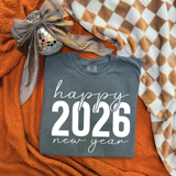 Happy 2026 DTF Print