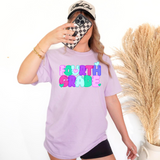 Fourth Grade Preppy Bubble Grade DTF Print