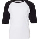 Youth Baseball Fine Jersey Three-Quarter Sleeve Tee