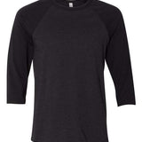 Bella Canvas Three-Quarter Sleeve Baseball Tee