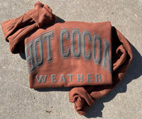 Hot Cocoa Weather PUFF Screen Print