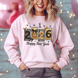 Scalloped Black Gold 2026 DTF Print