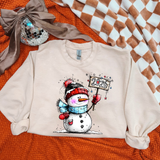 New Year Snowman 2026 Dtf Print