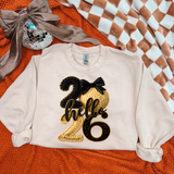 Latch Hook Yarn Faux Crochet Hello 2026 DTF Print