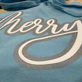 Merry PUFF/Metallic Silver Screen Print