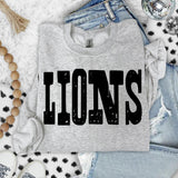 Lions Mixed Up DTF Print