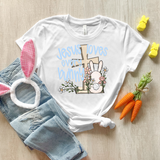 Jesus loves every bunny DTF Print