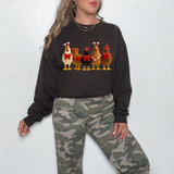 Crochet Valentine's Day Chickens DTF Print