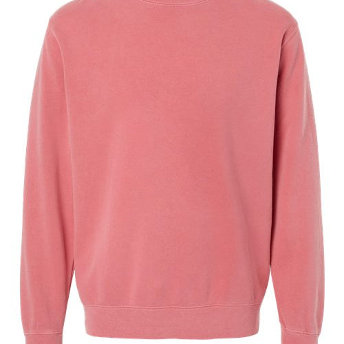 Independent Trading Midweight Pigment-Dyed Crewneck Sweatshirt