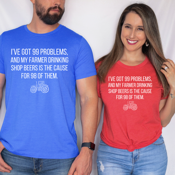 99 Problems Farmer DTF Print