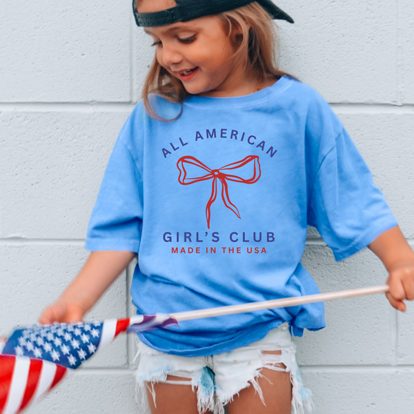 All American Girl's Club DTF Print