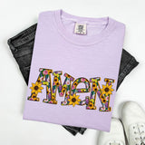 Amen Sunflower DTF Print