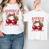 1776 America Land of the Free DTF Print