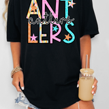 Antlers Spring Star Doodle Mix DTF Print