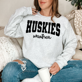 Huskies Team Weather DTF Print
