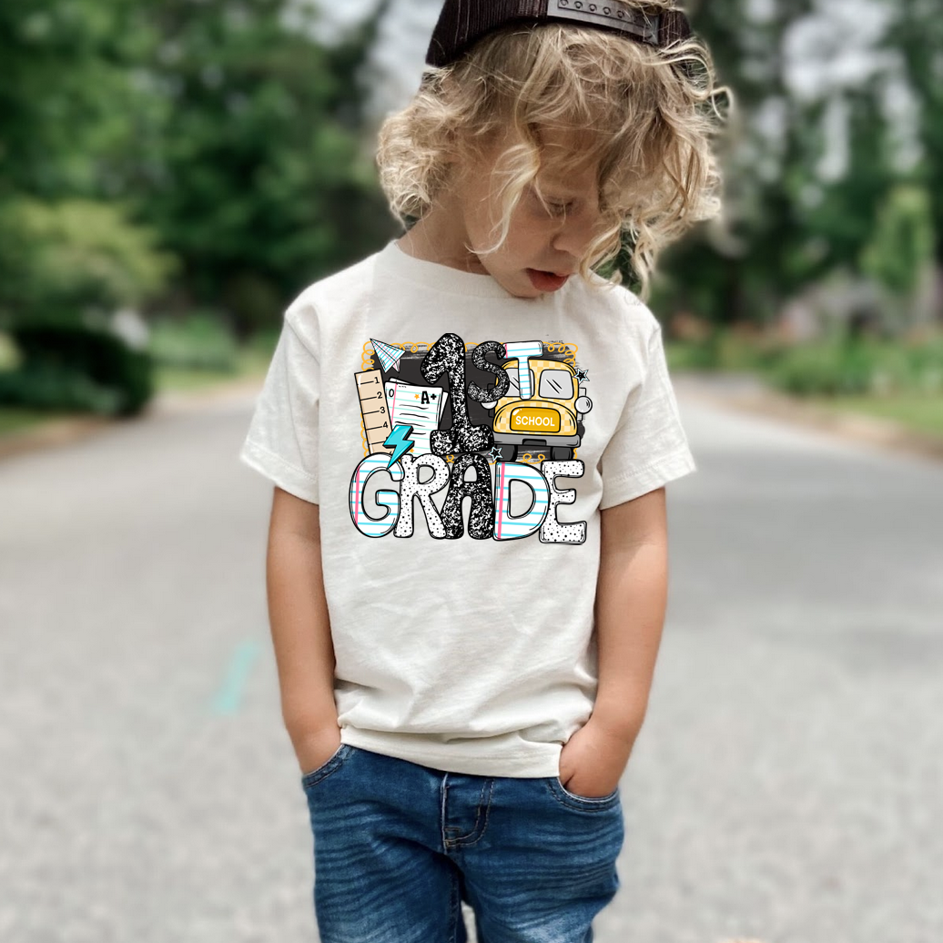 Back to School ELEMENTARY Bus DTF Print