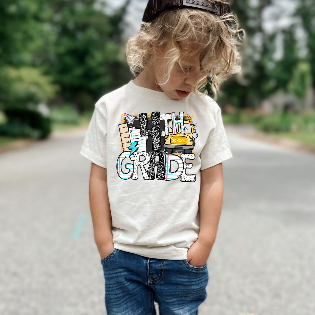 Back to School ELEMENTARY Bus DTF Print