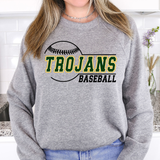 Trojans Baseball 01 DTF Print