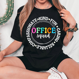 Office Squad Circle DTF Print
