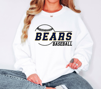 Bears Baseball 01 DTF Print