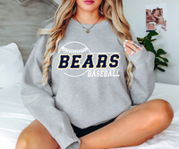 Bears Baseball 01 DTF Print