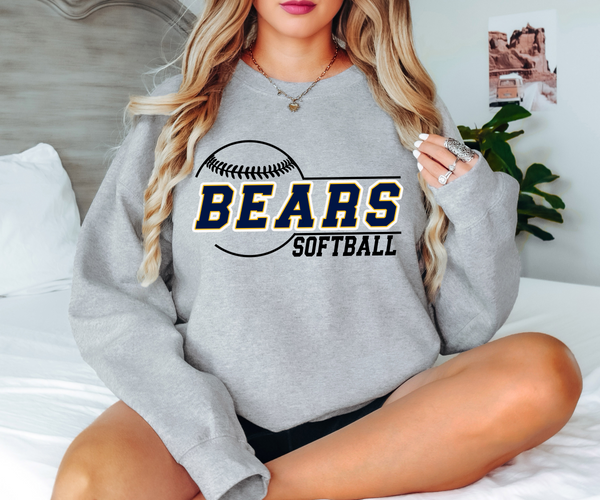 Bears Softball 01 DTF Print