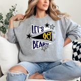 Bears Star Banner Trio DTF Print